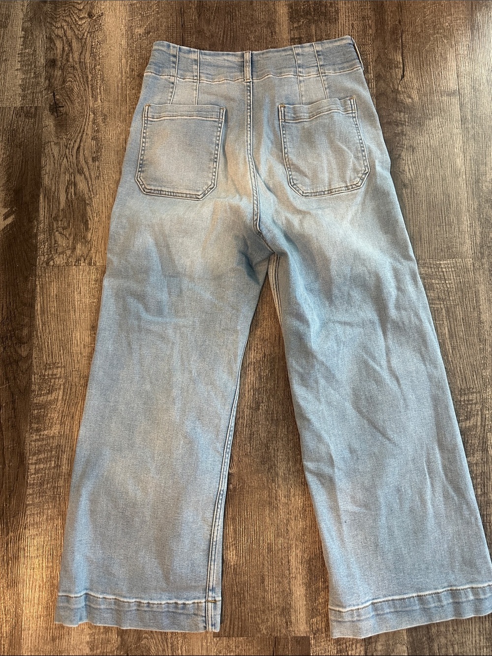 Anthropology Maeve The Colette Crop High Waist Wide Leg Jeans - Picture 7 of 11